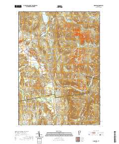 Hinesburg 2021 topographic map thumbnail