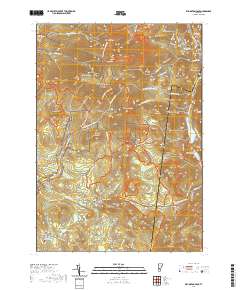 Killington Peak 2021 topographic map thumbnail