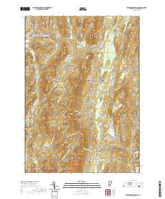 Middletown Springs 2021 topographic map thumbnail