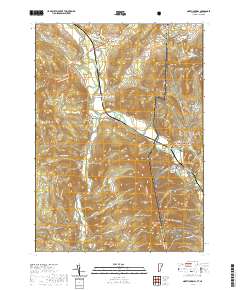 North Pownal 2021 topographic map thumbnail