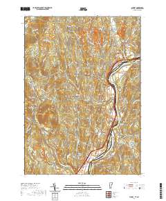 Putney 2021 topographic map thumbnail