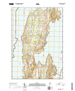 South Hero 2021 topographic map thumbnail