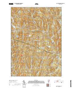 South Strafford 2021 topographic map thumbnail