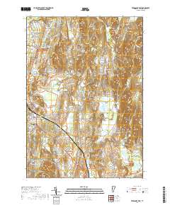 Vergennes East 2021 topographic map thumbnail