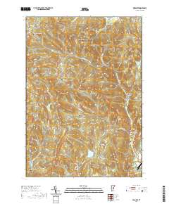 Vershire 2021 topographic map thumbnail