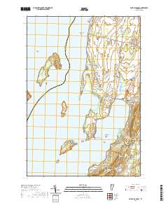 Saint Albans Bay 2021 topographic map thumbnail