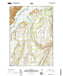 Vergennes West 2021 topographic map thumbnail