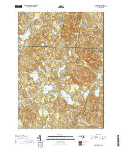 Ashburnham 2021 topographic map thumbnail