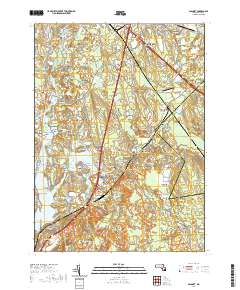 Assonet 2021 topographic map thumbnail