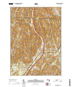 Bernardston 2021 topographic map thumbnail