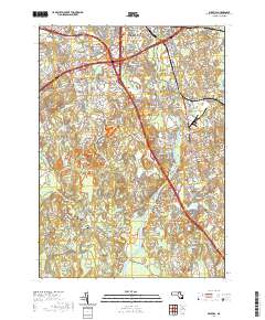 Billerica 2021 topographic map thumbnail