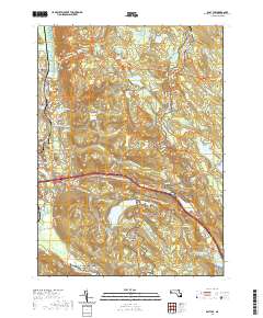 East Lee 2021 topographic map thumbnail