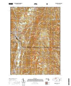 North Adams 2021 topographic map thumbnail