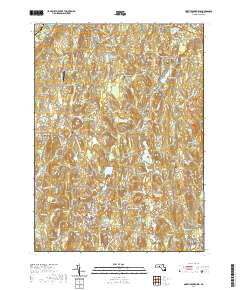 North Brookfield 2021 topographic map thumbnail