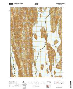 Quabbin Reservoir 2021 topographic map thumbnail