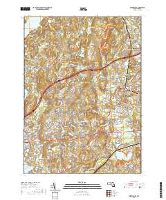 Shrewsbury 2021 topographic map thumbnail