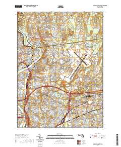 Springfield North 2021 topographic map thumbnail