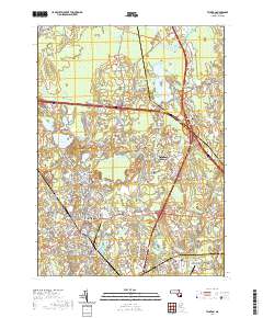 Taunton 2021 topographic map thumbnail