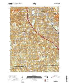 Uxbridge 2021 topographic map thumbnail