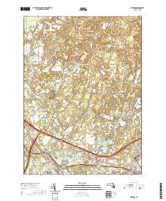 Wareham 2021 topographic map thumbnail
