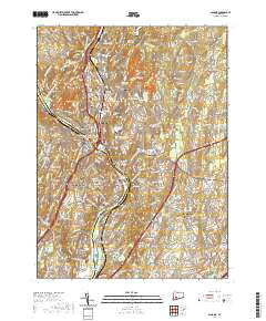 Ansonia 2021 topographic map thumbnail
