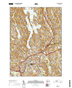 Danbury 2021 topographic map thumbnail