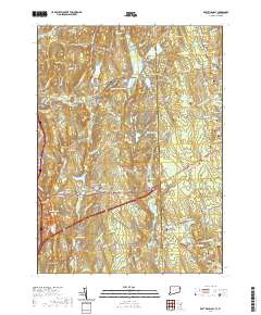 East Killingly 2021 topographic map thumbnail
