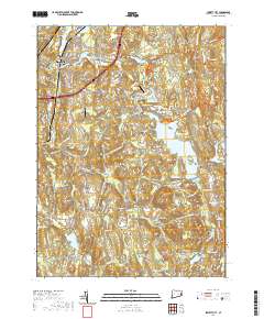 Jewett City 2021 topographic map thumbnail