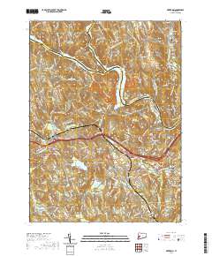 Newtown 2021 topographic map thumbnail