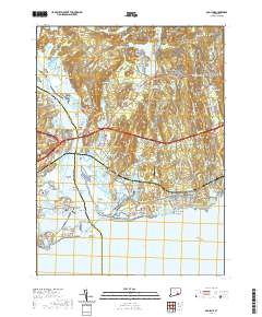 Old Lyme 2021 topographic map thumbnail