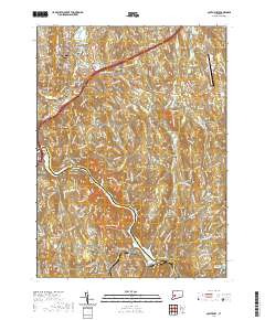 Southbury 2021 topographic map thumbnail