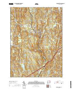 Stafford Springs 2021 topographic map thumbnail