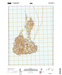 Block Island 2021 topographic map thumbnail