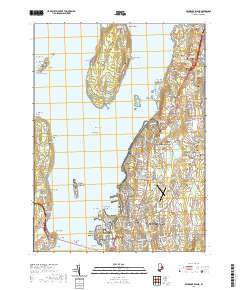 Prudence Island 2021 topographic map thumbnail