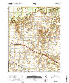 Addieville 2021 topographic map thumbnail