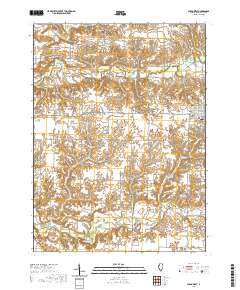Aledo West 2021 topographic map thumbnail
