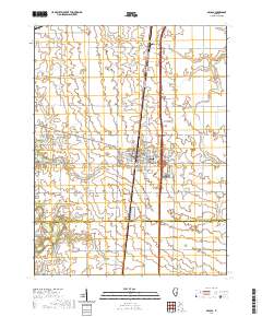 Arcola 2021 topographic map thumbnail