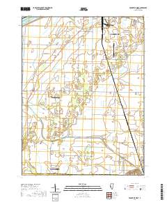 Arenzville West 2021 topographic map thumbnail