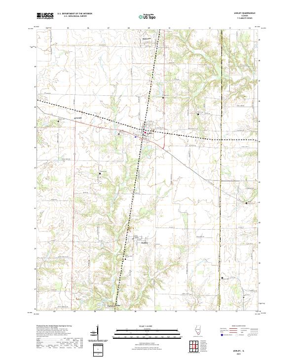 Ashley 2021 topographic map thumbnail
