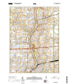 Aurora North 2021 topographic map thumbnail