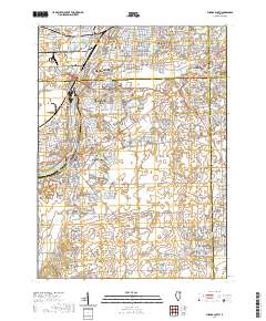 Aurora South 2021 topographic map thumbnail