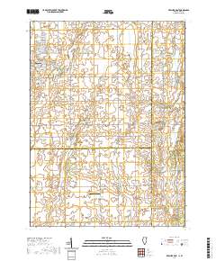 Beecher East 2021 topographic map thumbnail