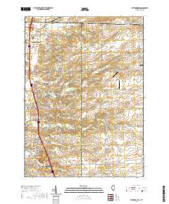Belvidere NW 2021 topographic map thumbnail