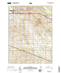 Belvidere South 2021 topographic map thumbnail