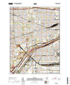 Berwyn 2021 topographic map thumbnail