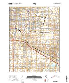 Bloomington East 2021 topographic map thumbnail