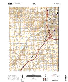 Bloomington West 2021 topographic map thumbnail