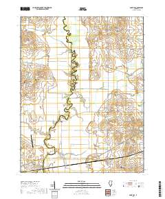 Bone Gap 2021 topographic map thumbnail
