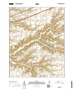 Brownstown 2021 topographic map thumbnail