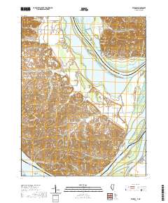 Brussels 2021 topographic map thumbnail